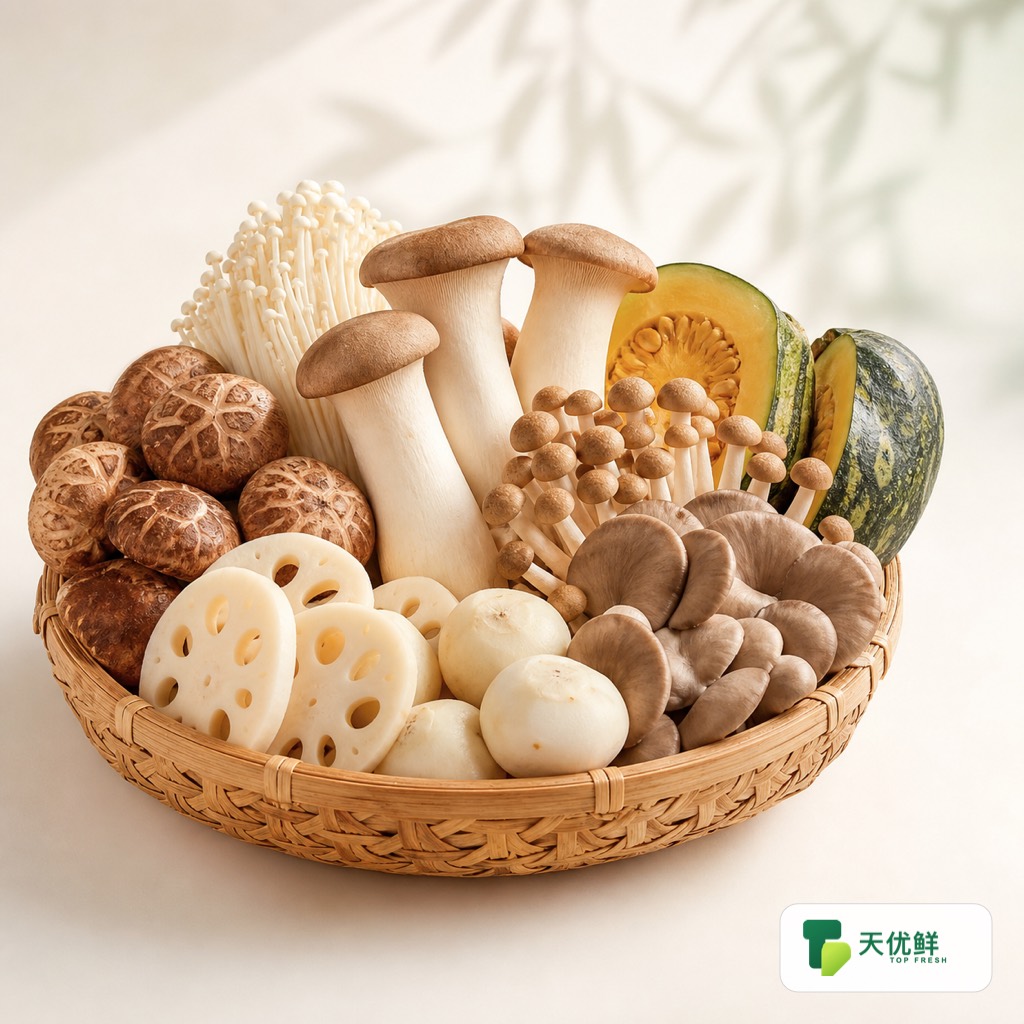 菌菇干货食材